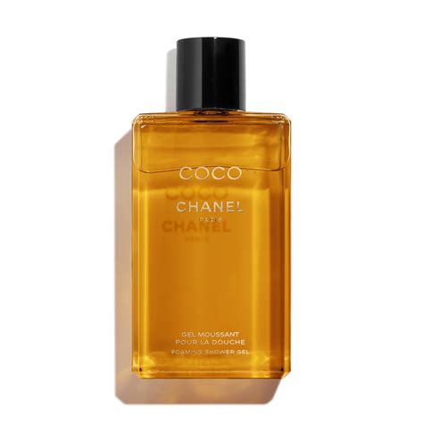 coco chanel gel moussant|Chanel foaming shower gel.